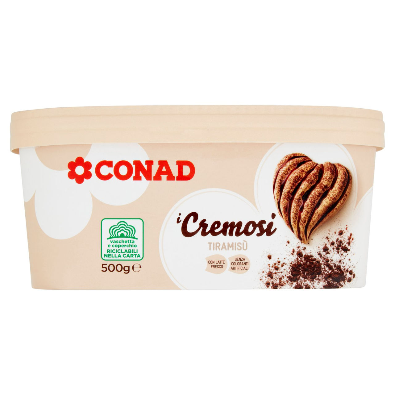 I Cremosi Tiramisù 500 g Conad in vendita online