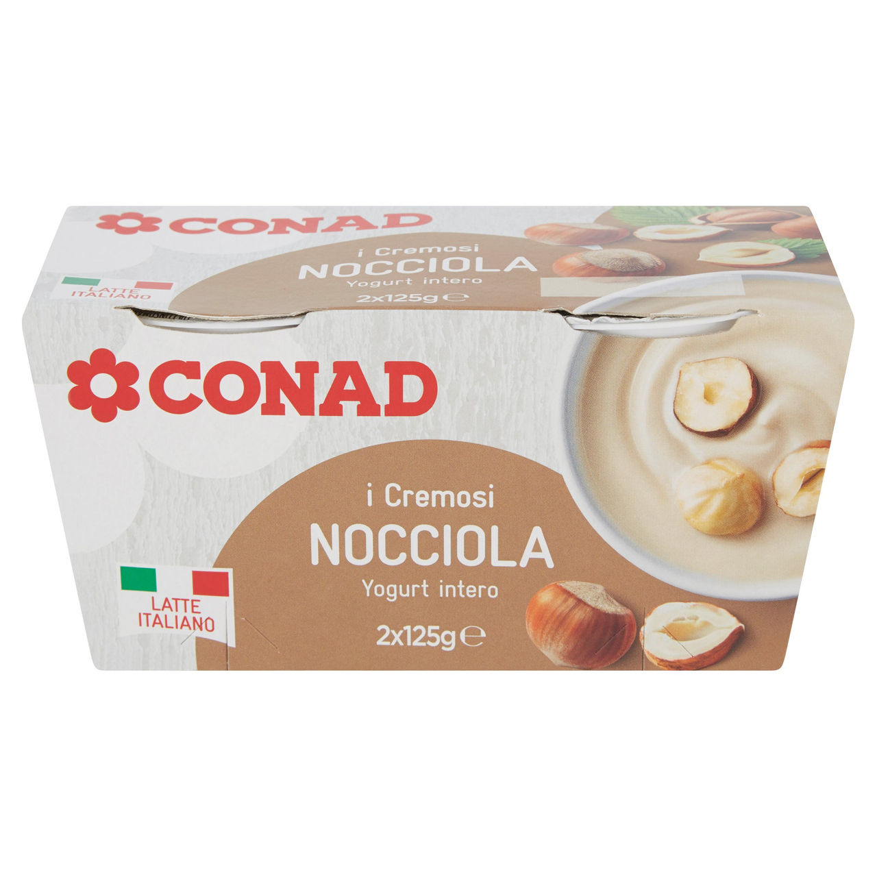 Yogurt Intero alla Nocciola 2x125 g Conad online