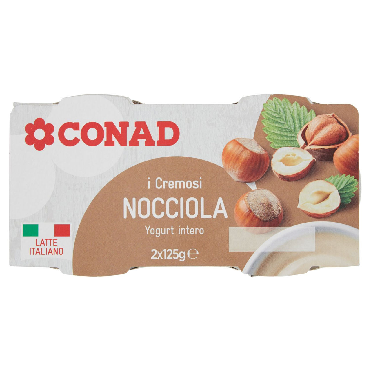 Yogurt Intero alla Nocciola 2x125 g Conad online