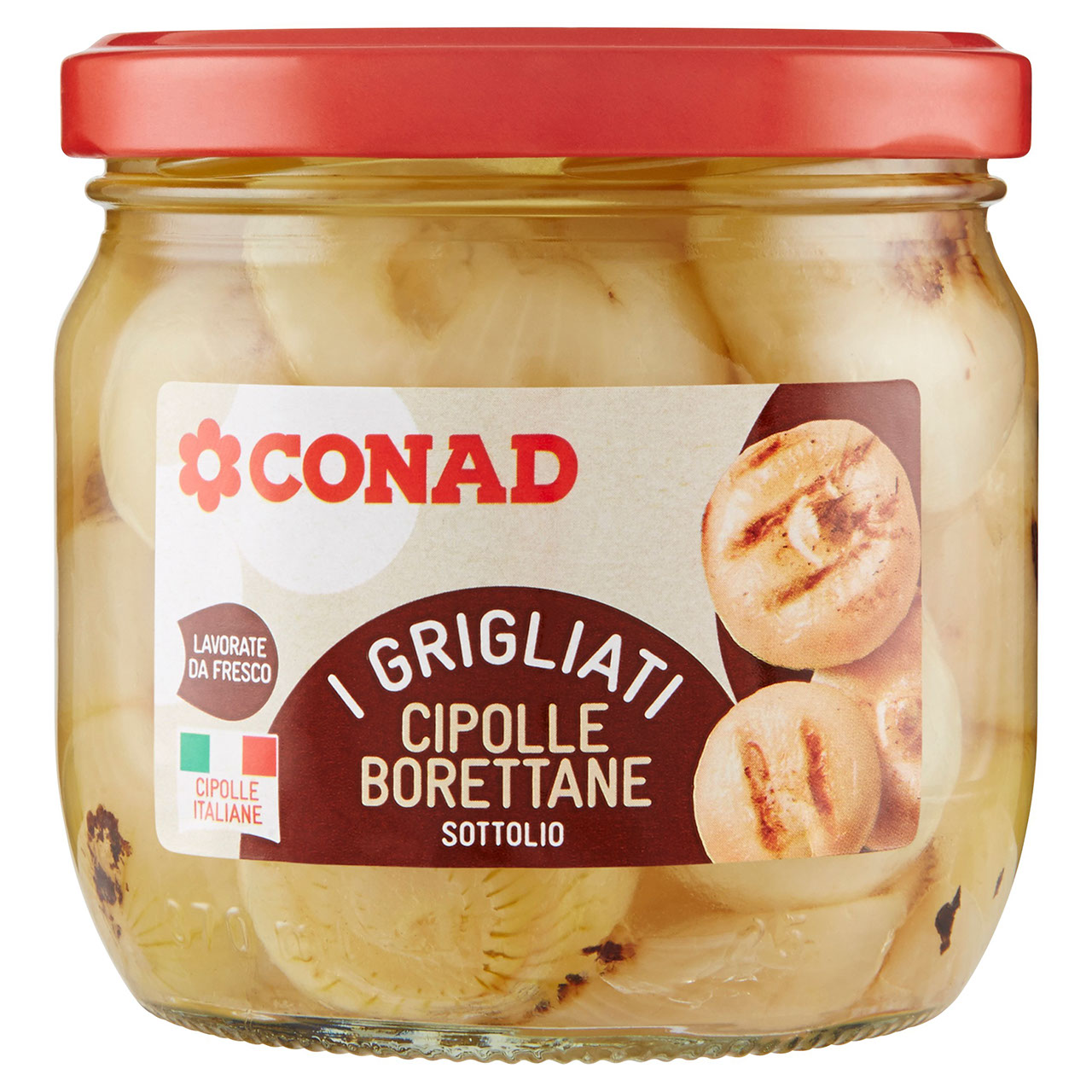 I Grigliati Cipolle Borettane Sottolio 320 g Conad