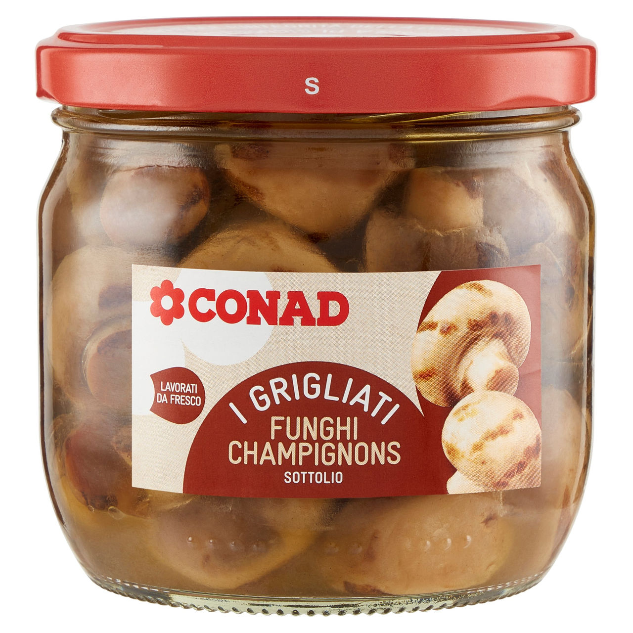 I Grigliati Funghi Champignons Sottolio Conad