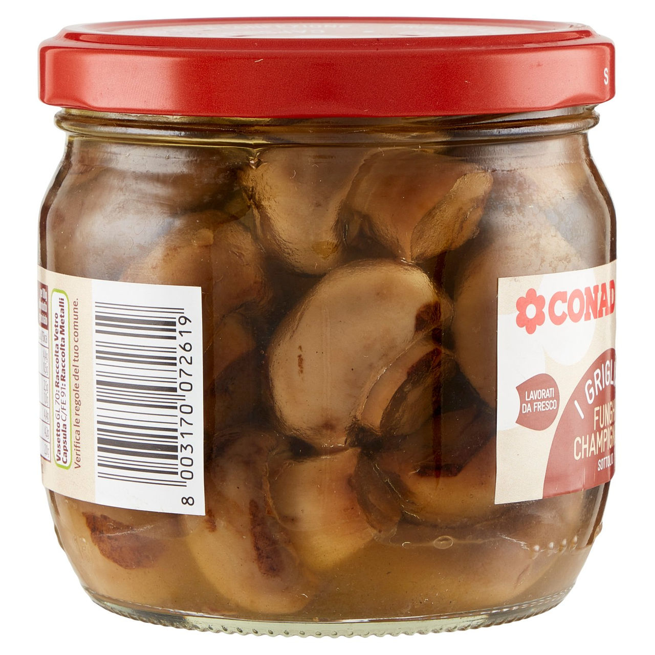 I Grigliati Funghi Champignons Sottolio Conad