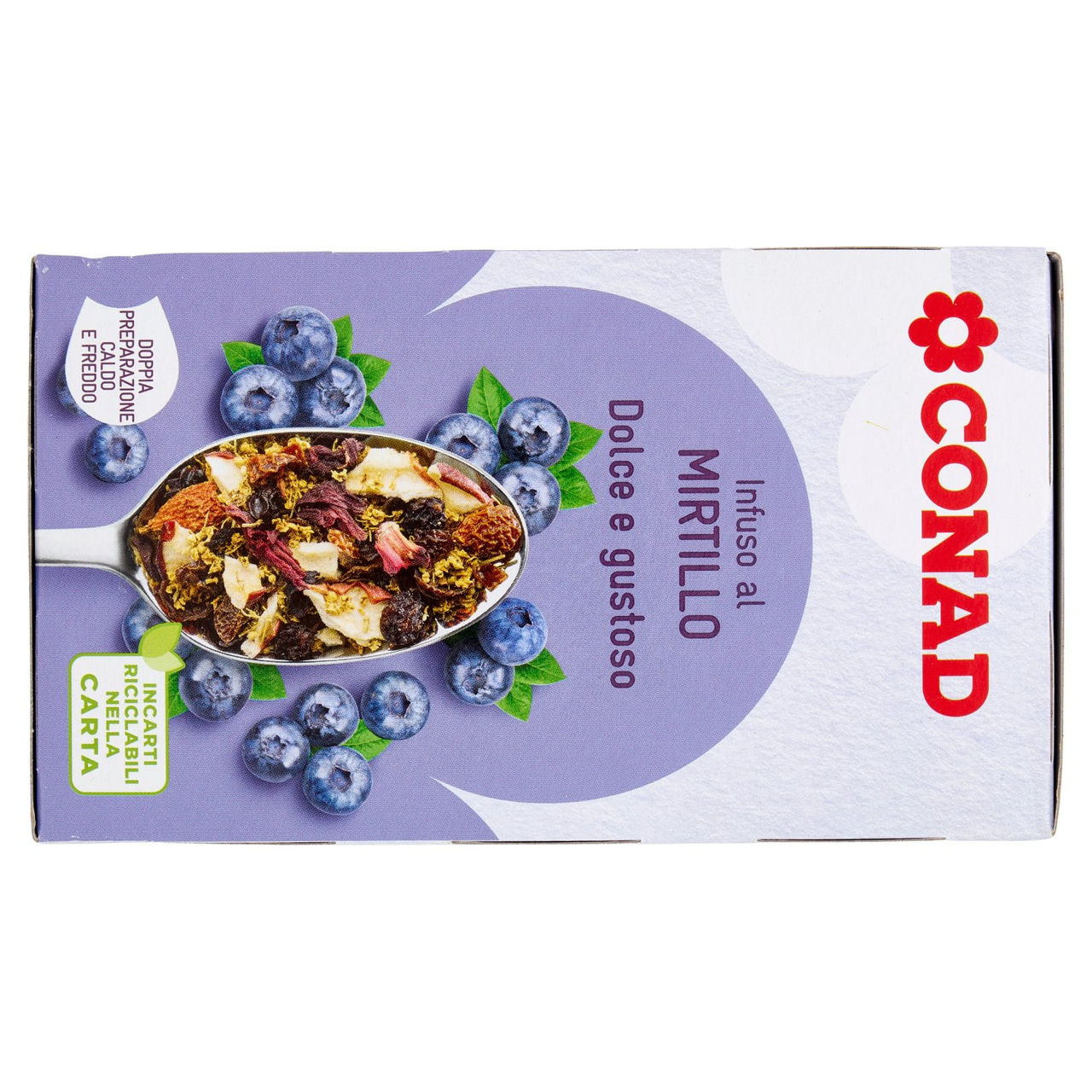 Infuso Mirtillo 20 filtri da 2,5 g Conad