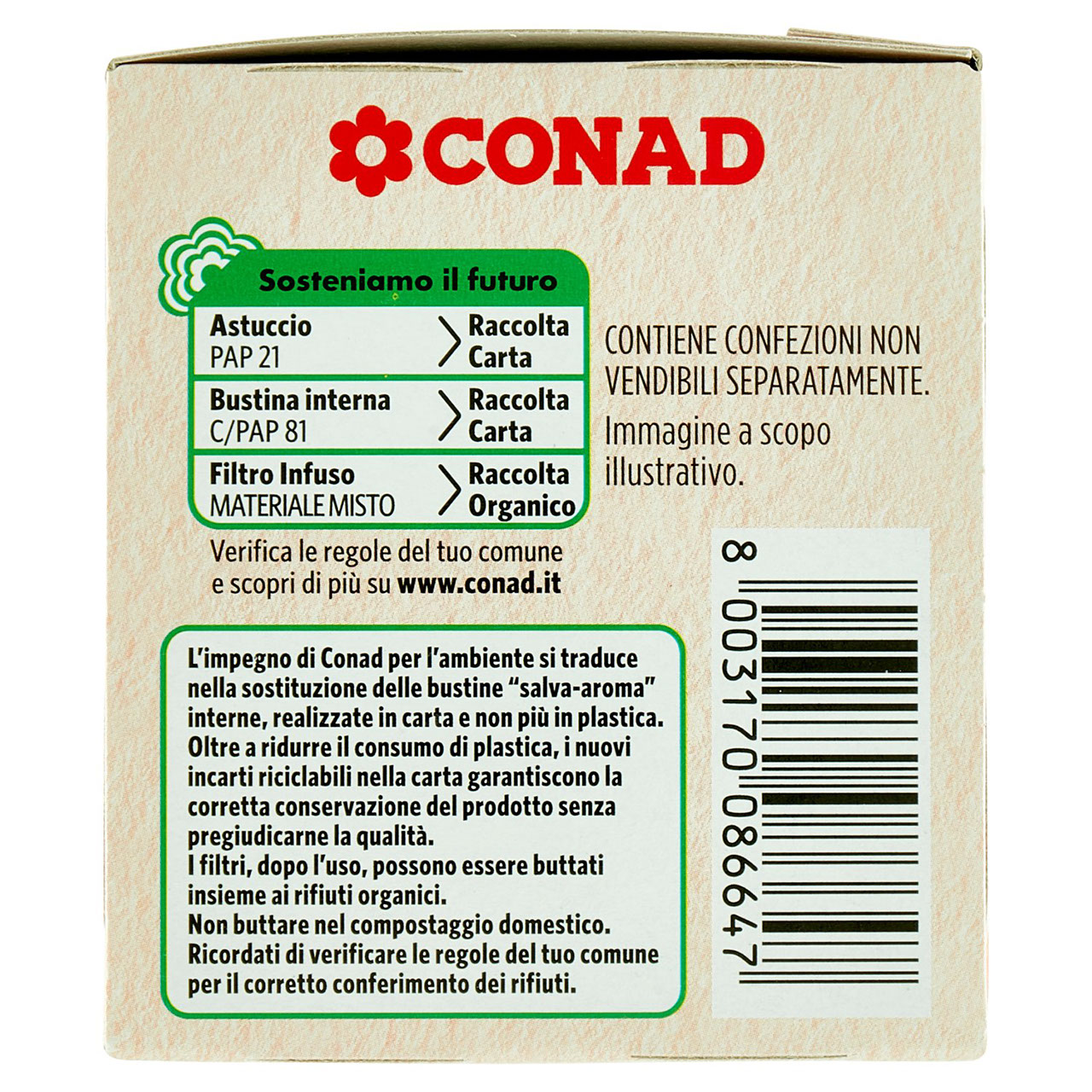 Infuso frutti Conad in vendita online