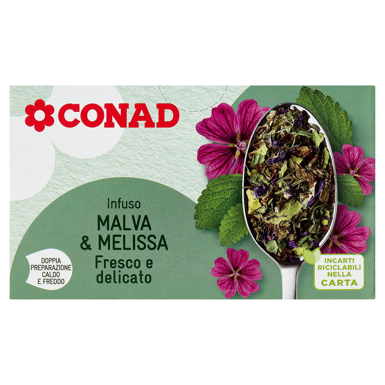 Infuso Malva & Melissa 20 filtri da 2,5 g Conad