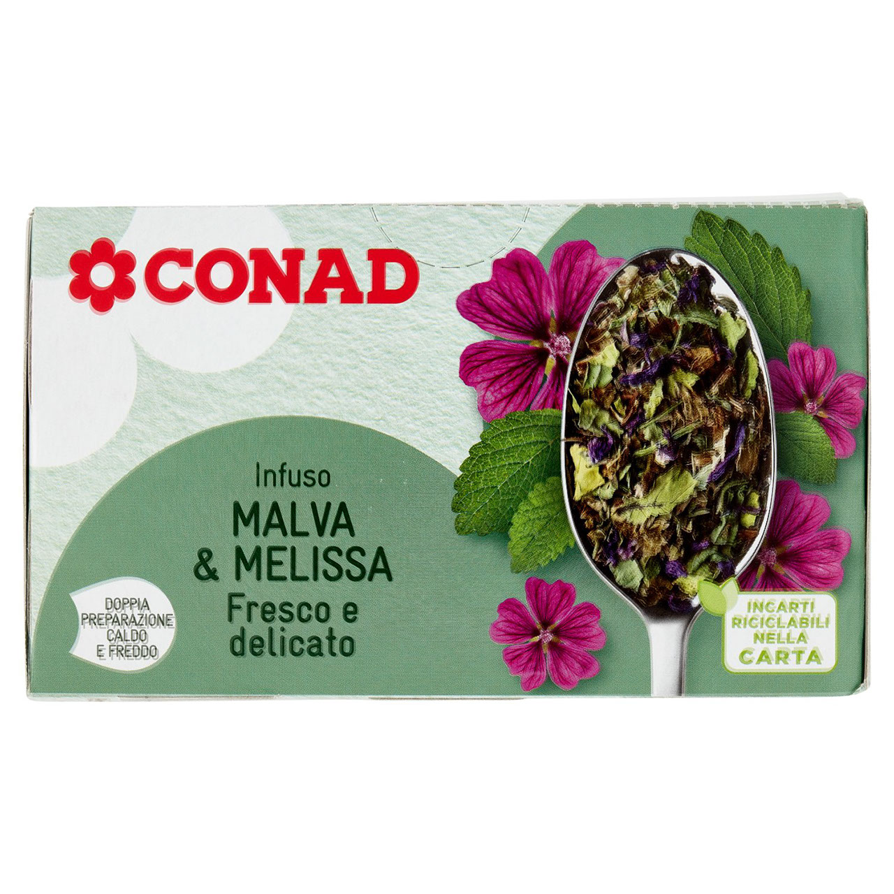 Infuso Malva & Melissa 20 filtri da 2,5 g Conad