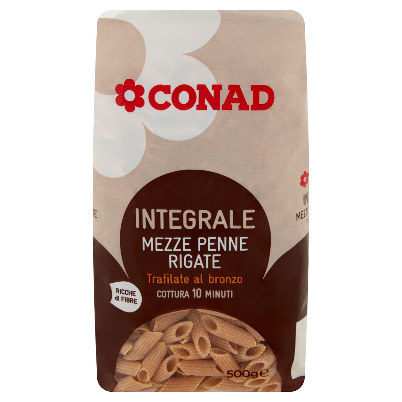 Mezze Penne Rigate Integrali 500 g Conad