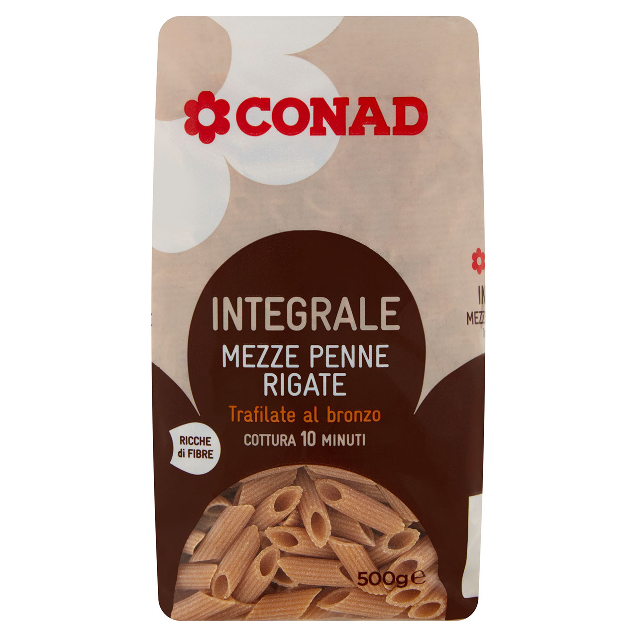 Mezze Penne Rigate Integrali 500 g Conad