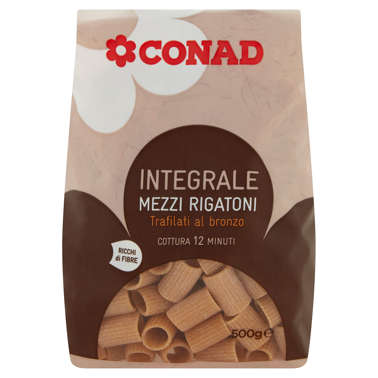 Integrale Mezzi Rigatoni 500 g Conad online