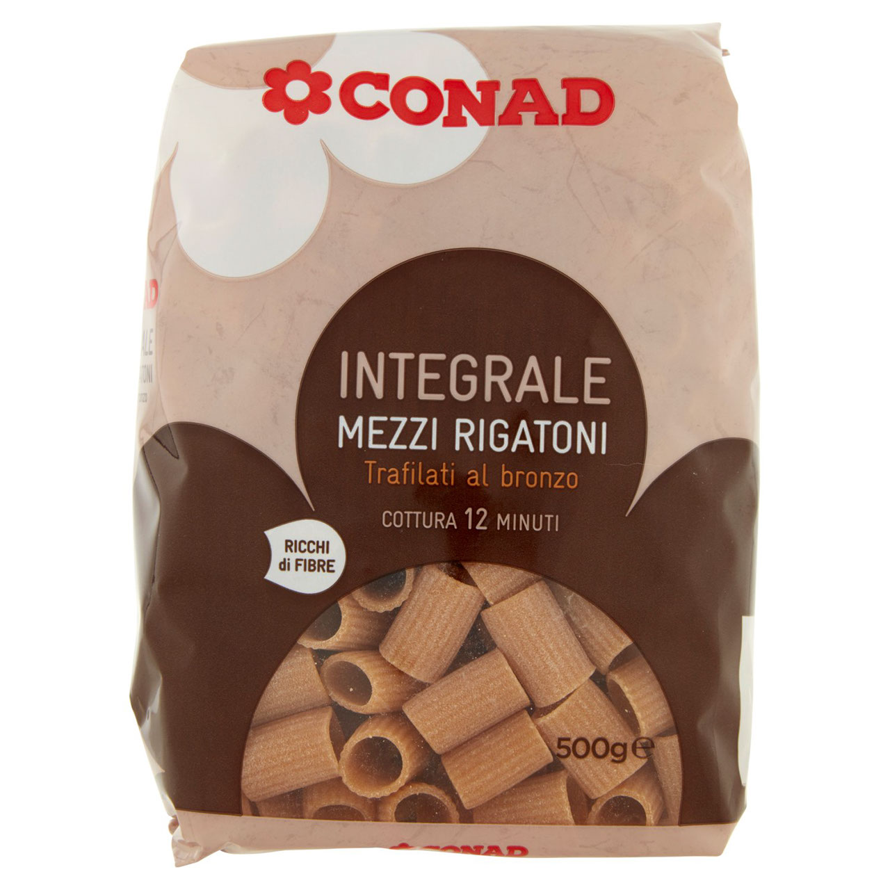 Integrale Mezzi Rigatoni 500 g Conad online