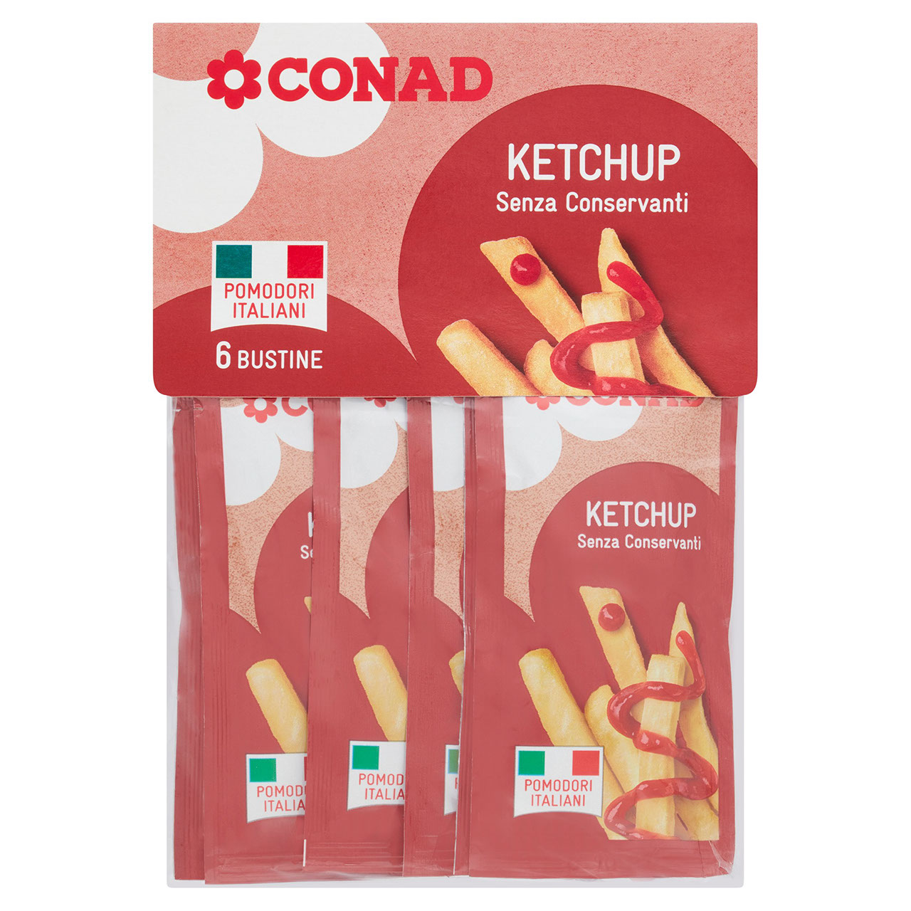 Ketchup 6 bustine 72 g Conad in vendita online