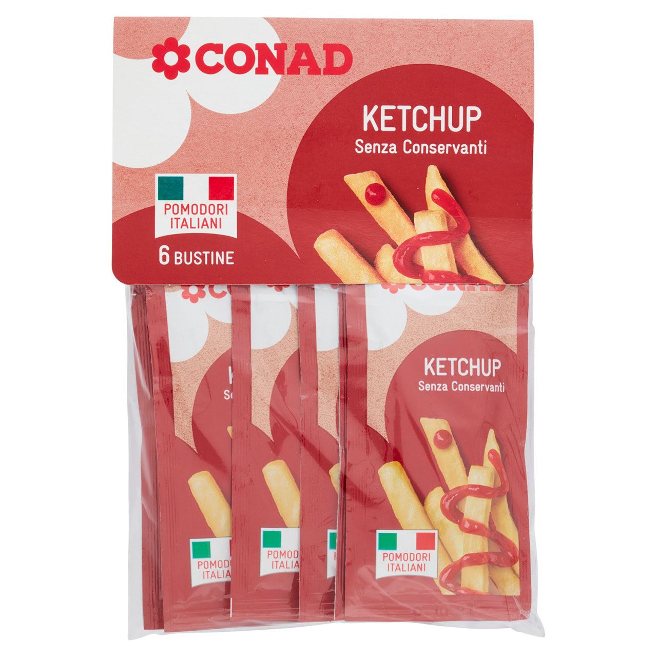 Ketchup 6 bustine 72 g Conad in vendita online