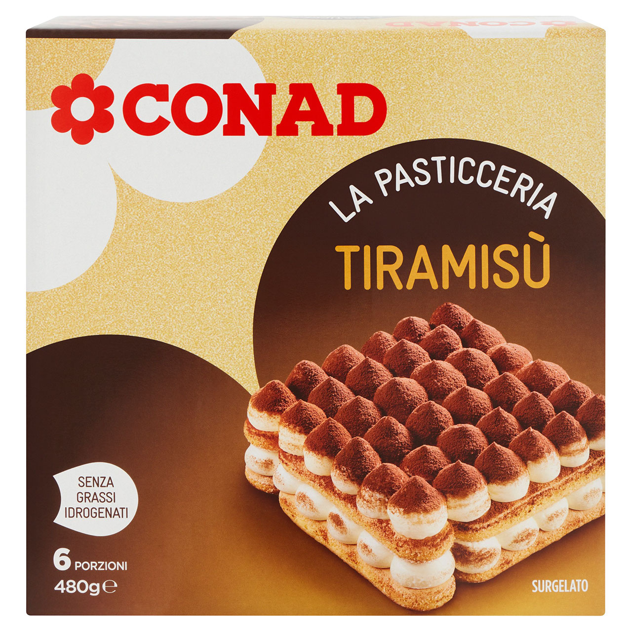 Tiramisù Surgelato 480 g Conad in vendita online