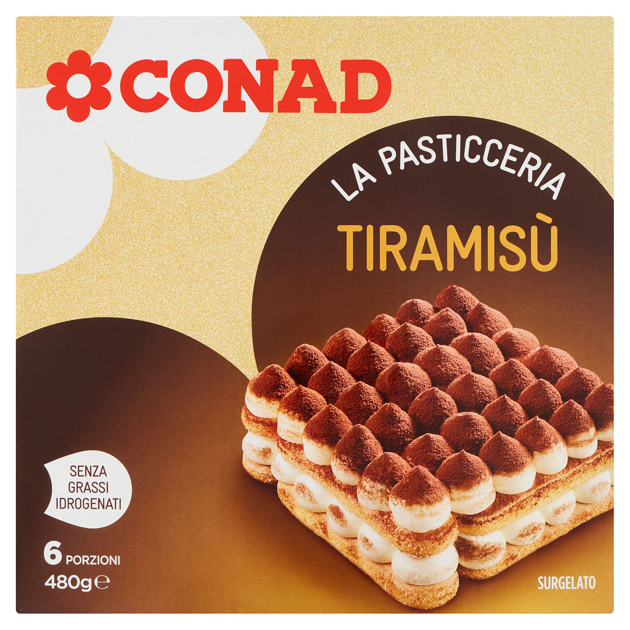 Tiramisù Surgelato 480 g Conad in vendita online