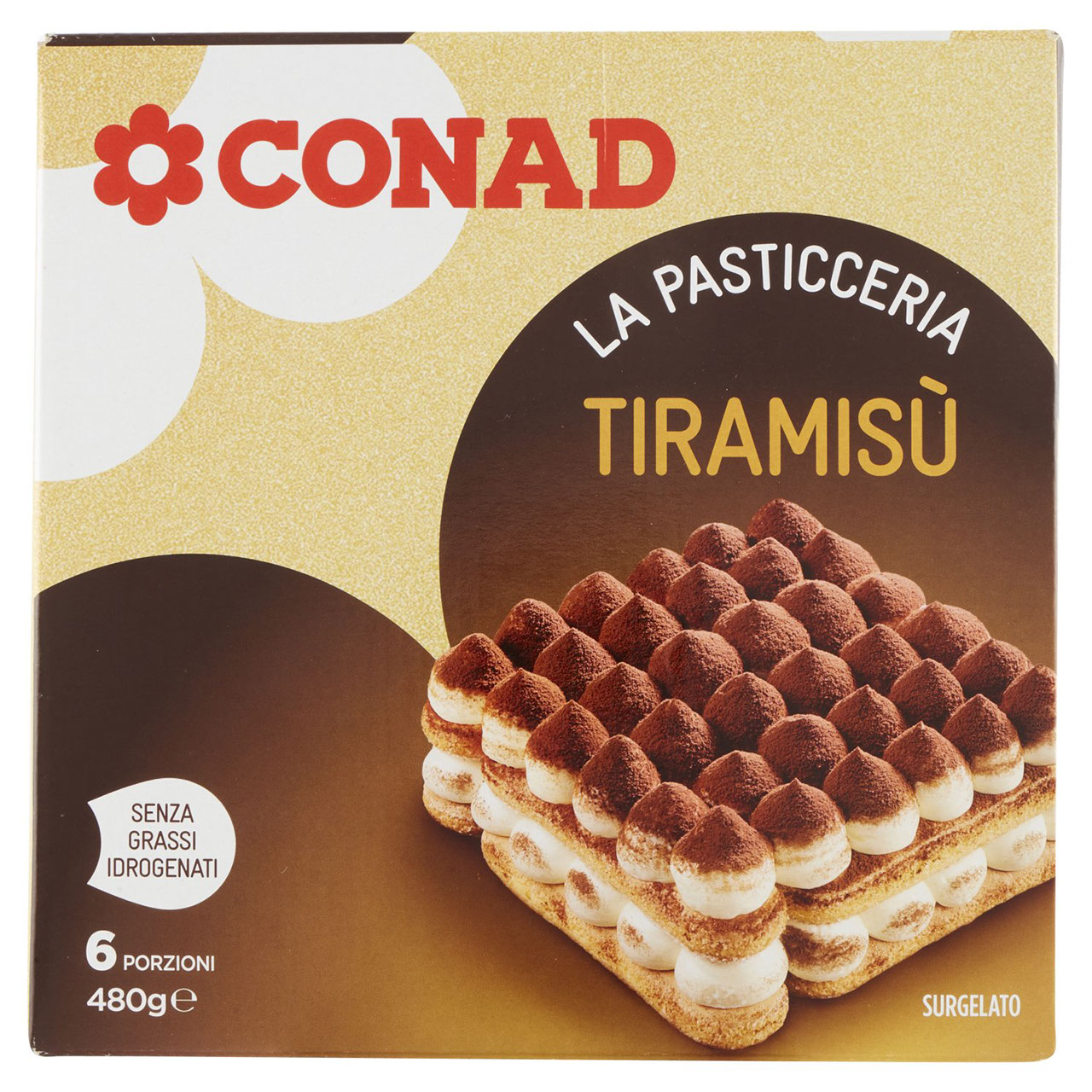 Tiramisù Surgelato 480 g Conad in vendita online