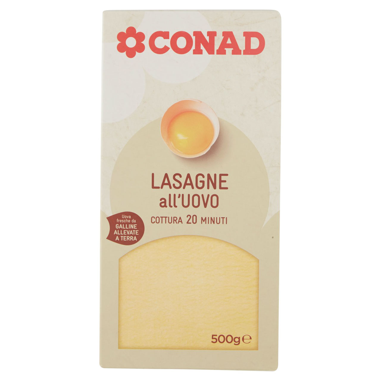 Lasagne all'Uovo 500 g Conad in vendita online