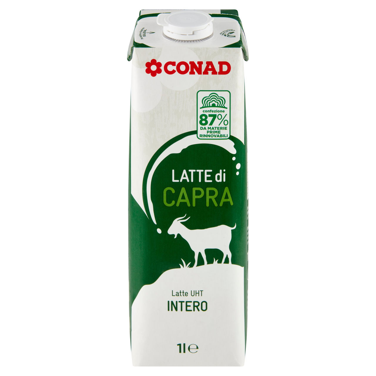 CONAD Latte di Capra Latte UHT Intero 1 l