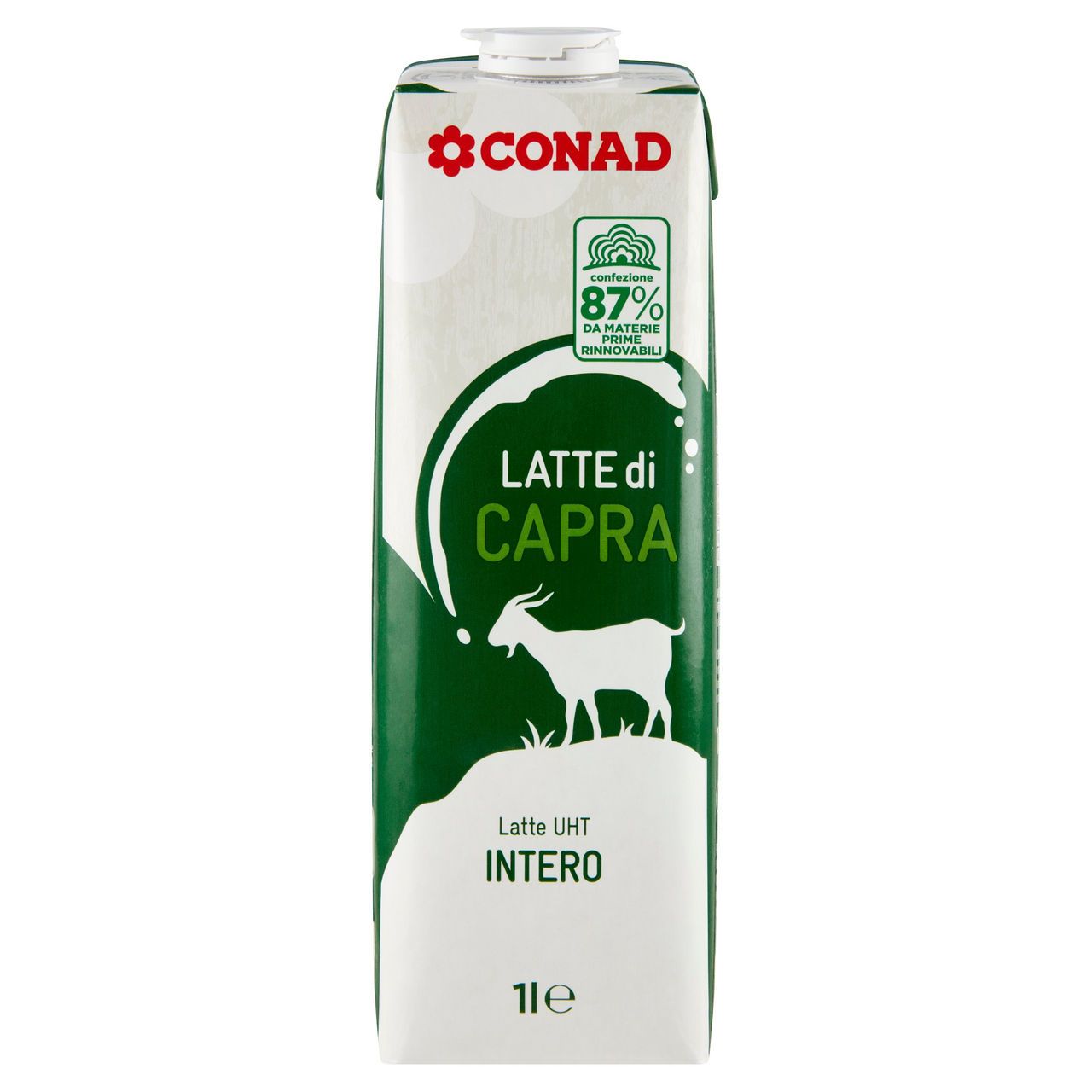 CONAD Latte di Capra Latte UHT Intero 1 l