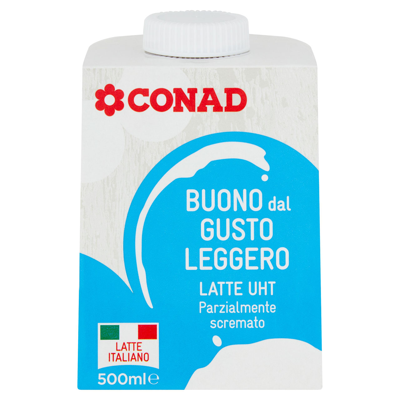 Latte UHT Parzialmente scremato 500 ml Conad