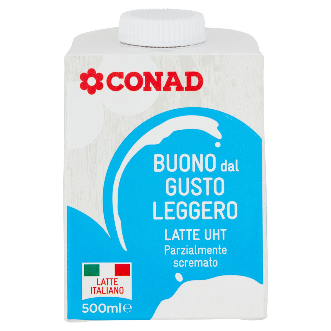 Latte UHT Parzialmente scremato 500 ml Conad