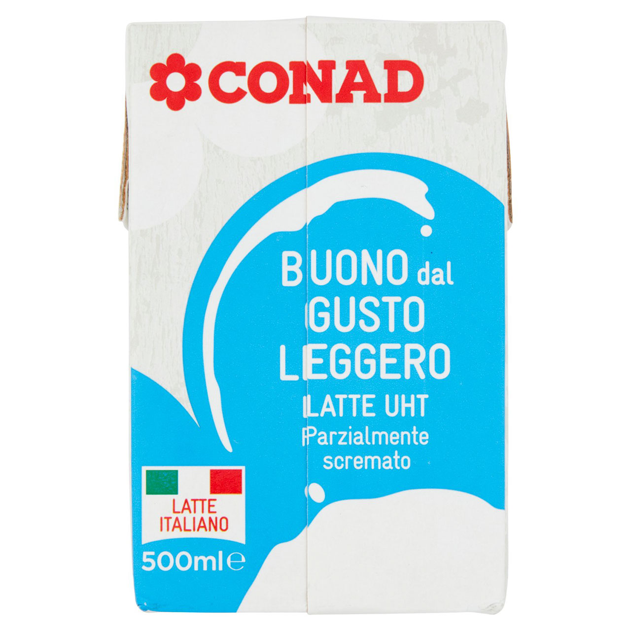 Latte UHT Parzialmente scremato 500 ml Conad