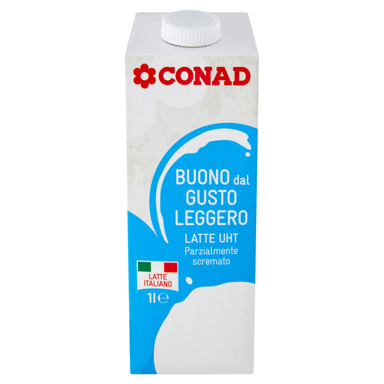 Latte Parzialmente Scremato UHT Leggero 1 l Conad