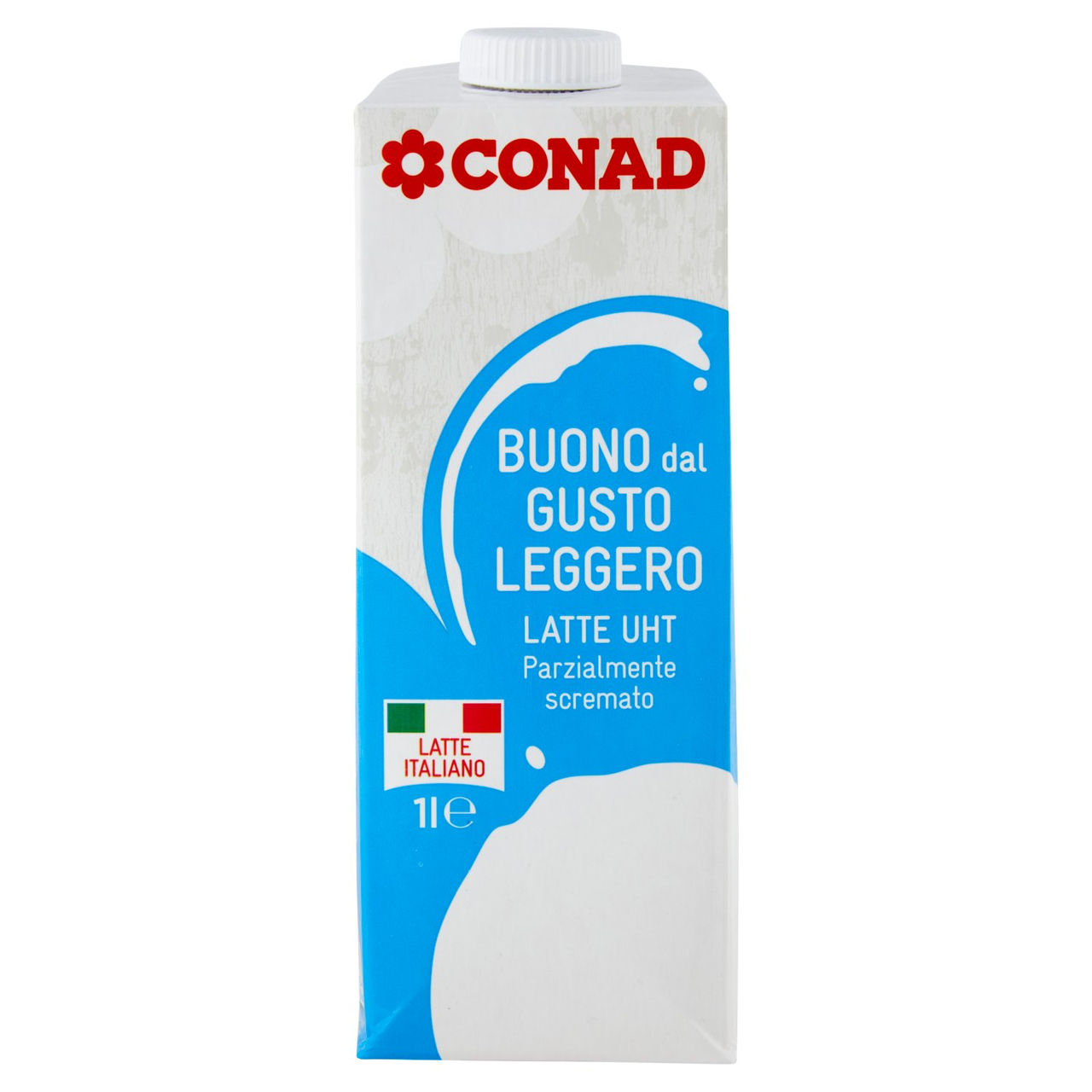 Latte Parzialmente Scremato UHT Leggero 1 l Conad