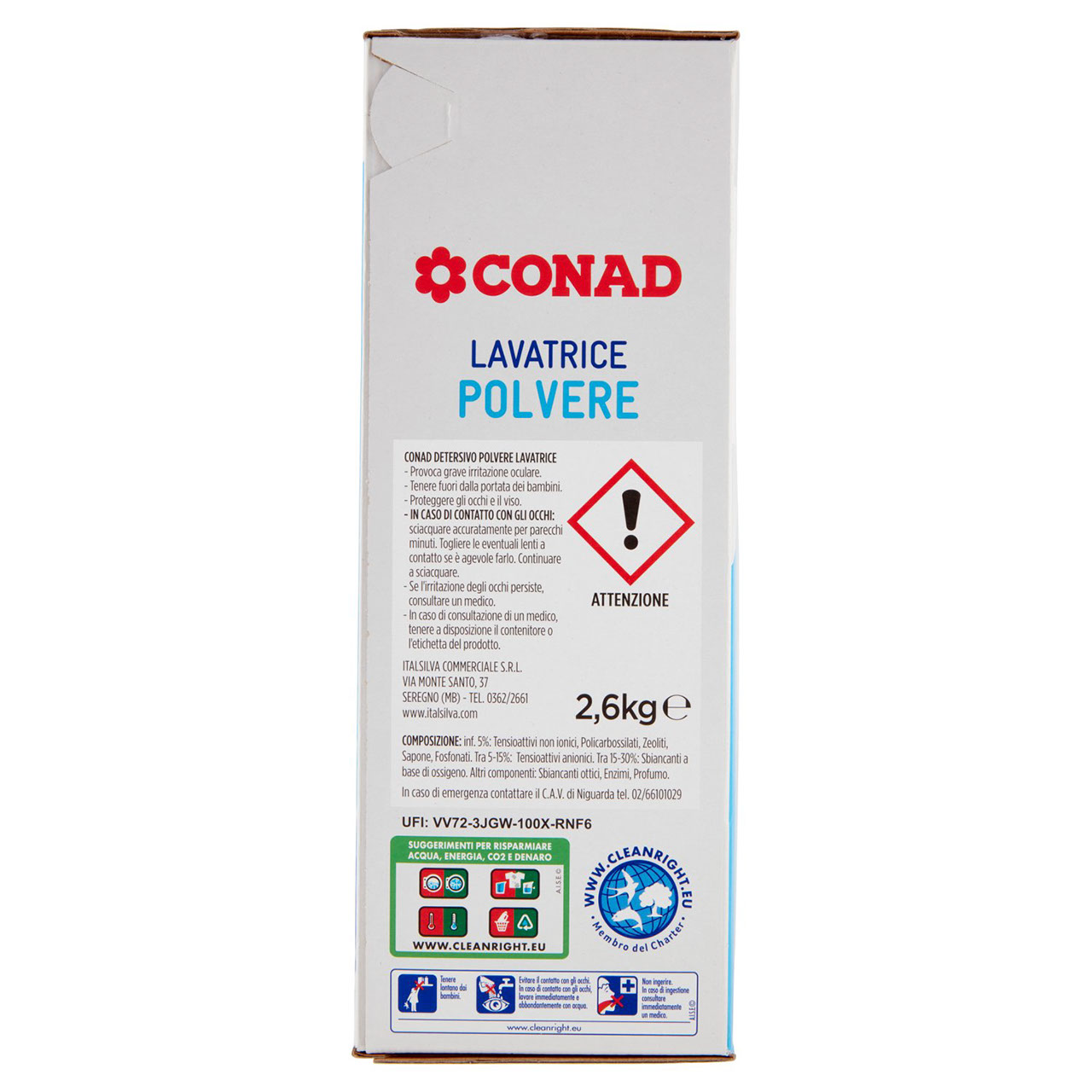 Lavatrice Polvere 2,6 kg Conad in vendita online