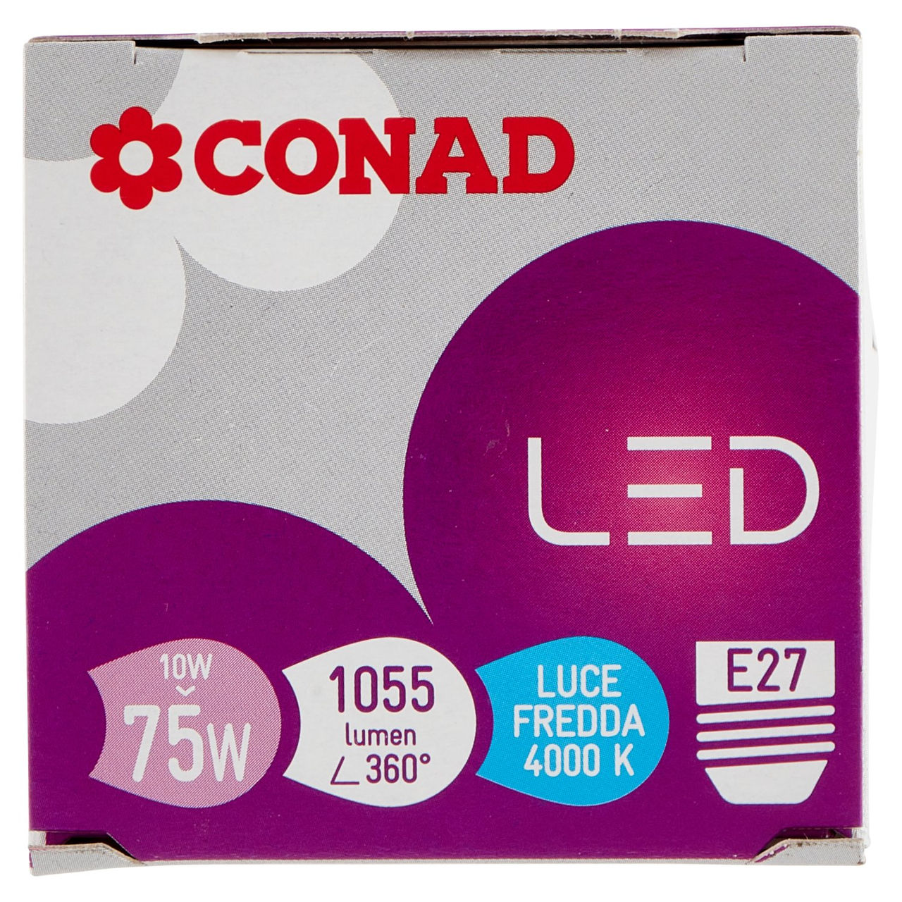 CONAD Led 10W 1055 Lumen E27 Luce Fredda