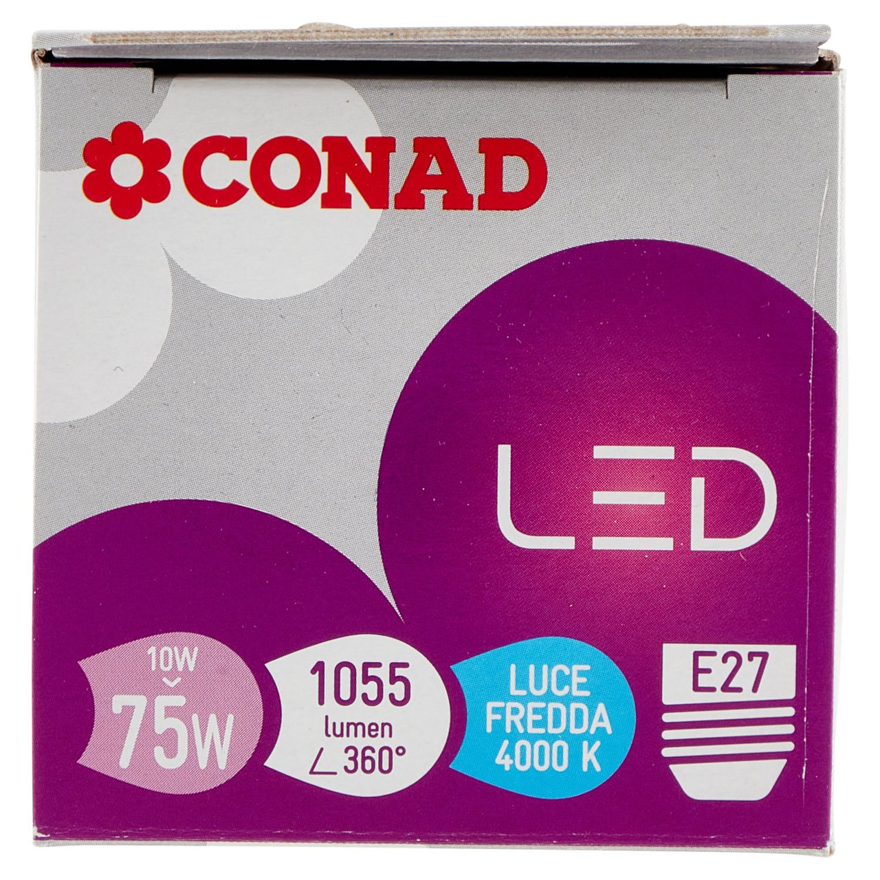 CONAD Led 10W 1055 Lumen E27 Luce Fredda