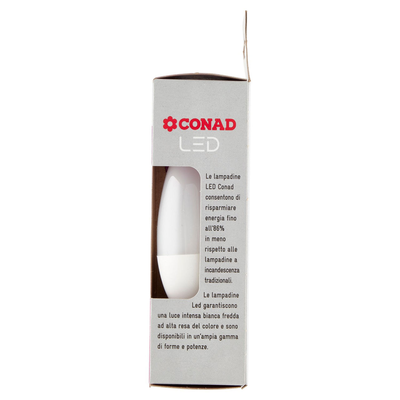 CONAD Led 4,9W 470 Lumen E14 Luce Fredda