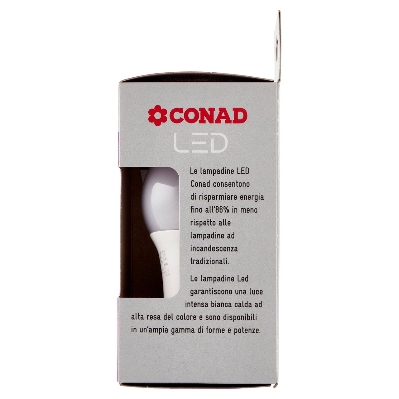 CONAD Led 5.5W 470 lumen E27 Luce Calda