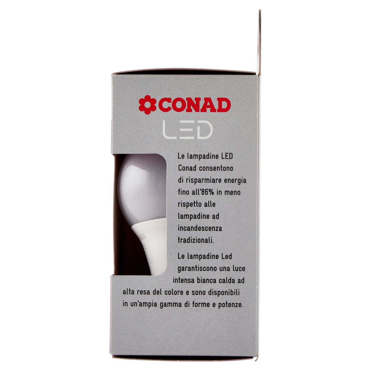 CONAD Led 8W 806 Lumen E27 Luce Calda