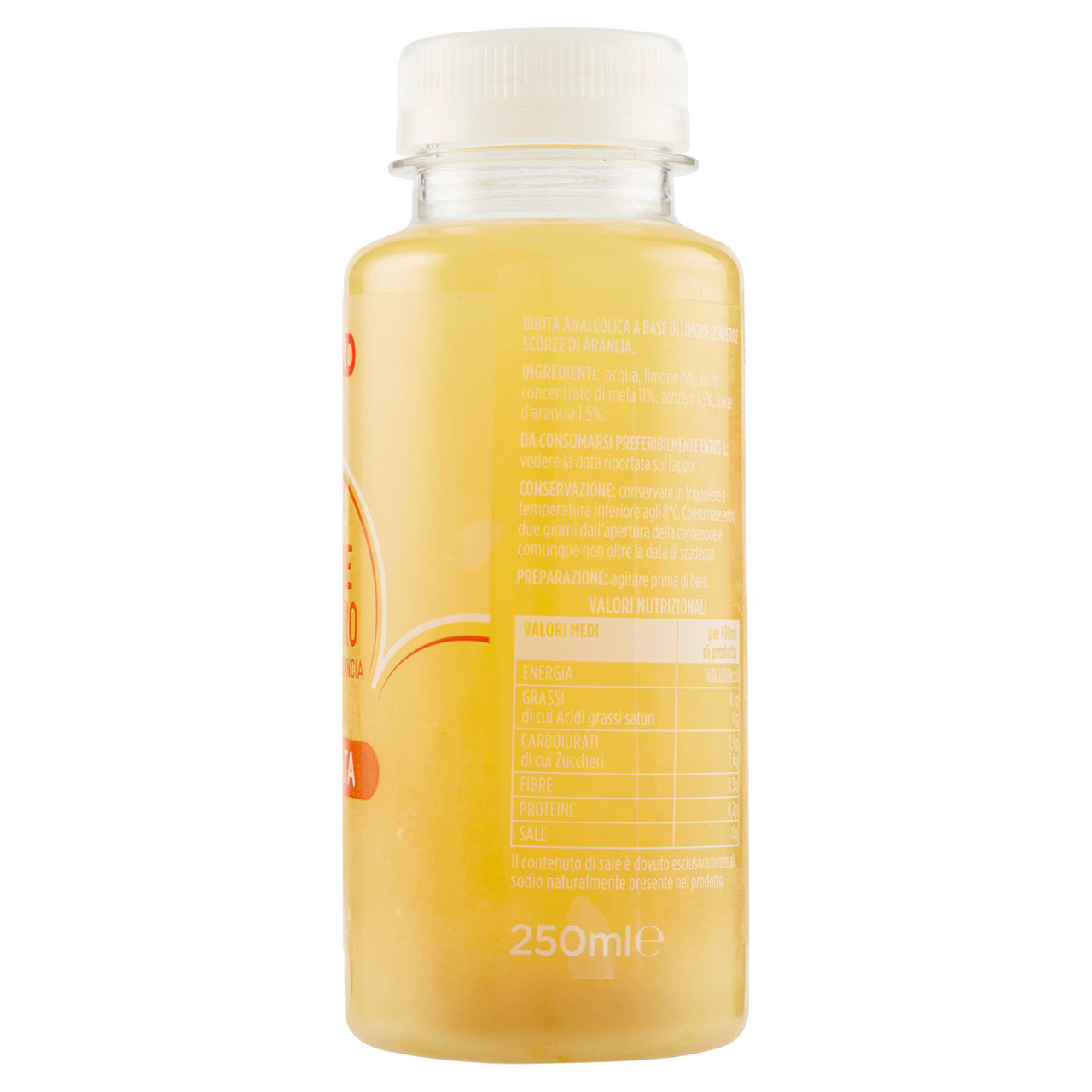 Limone Zenzero e Scorze di Arancia 250 ml Conad