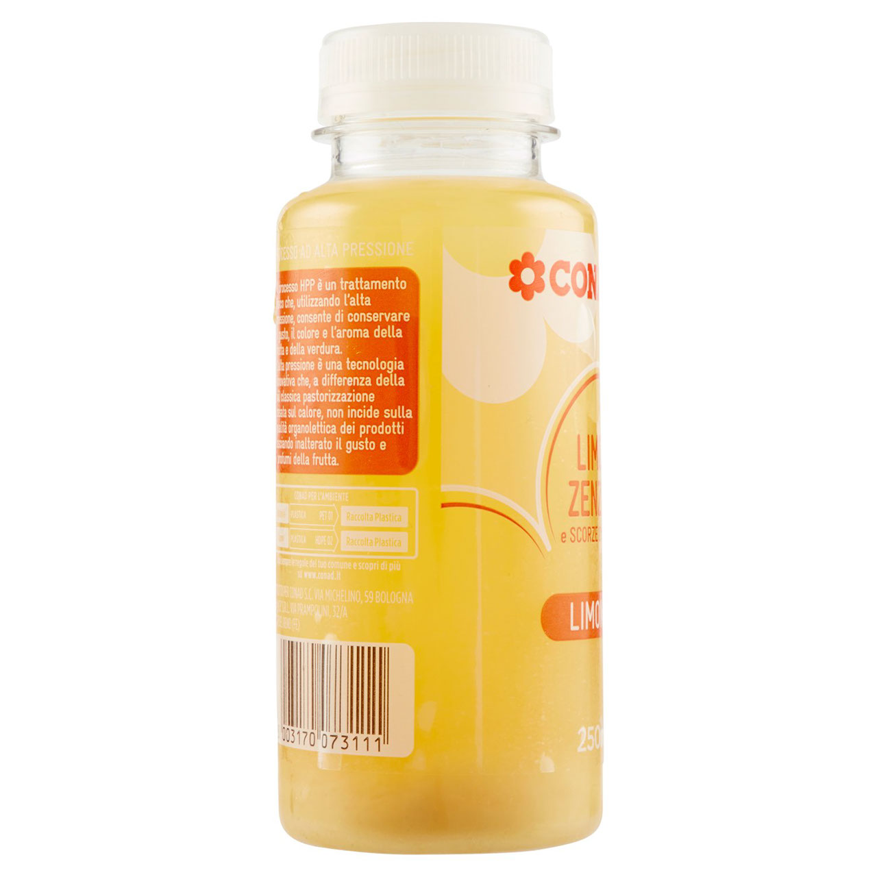 Limone Zenzero e Scorze di Arancia 250 ml Conad