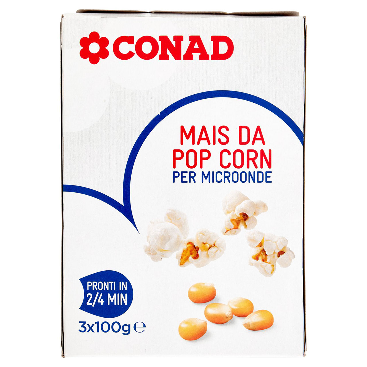 Mais da Pop Corn per Microonde 3 x 100 g Conad