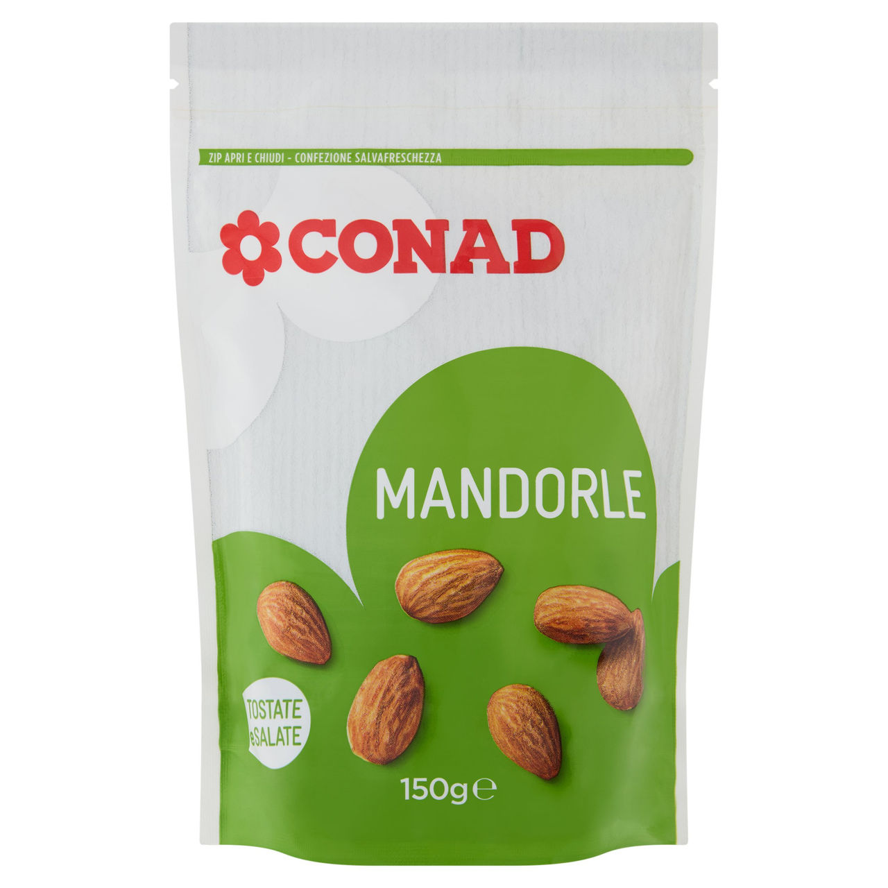 CONAD Mandorle Tostate e Salate 150 g