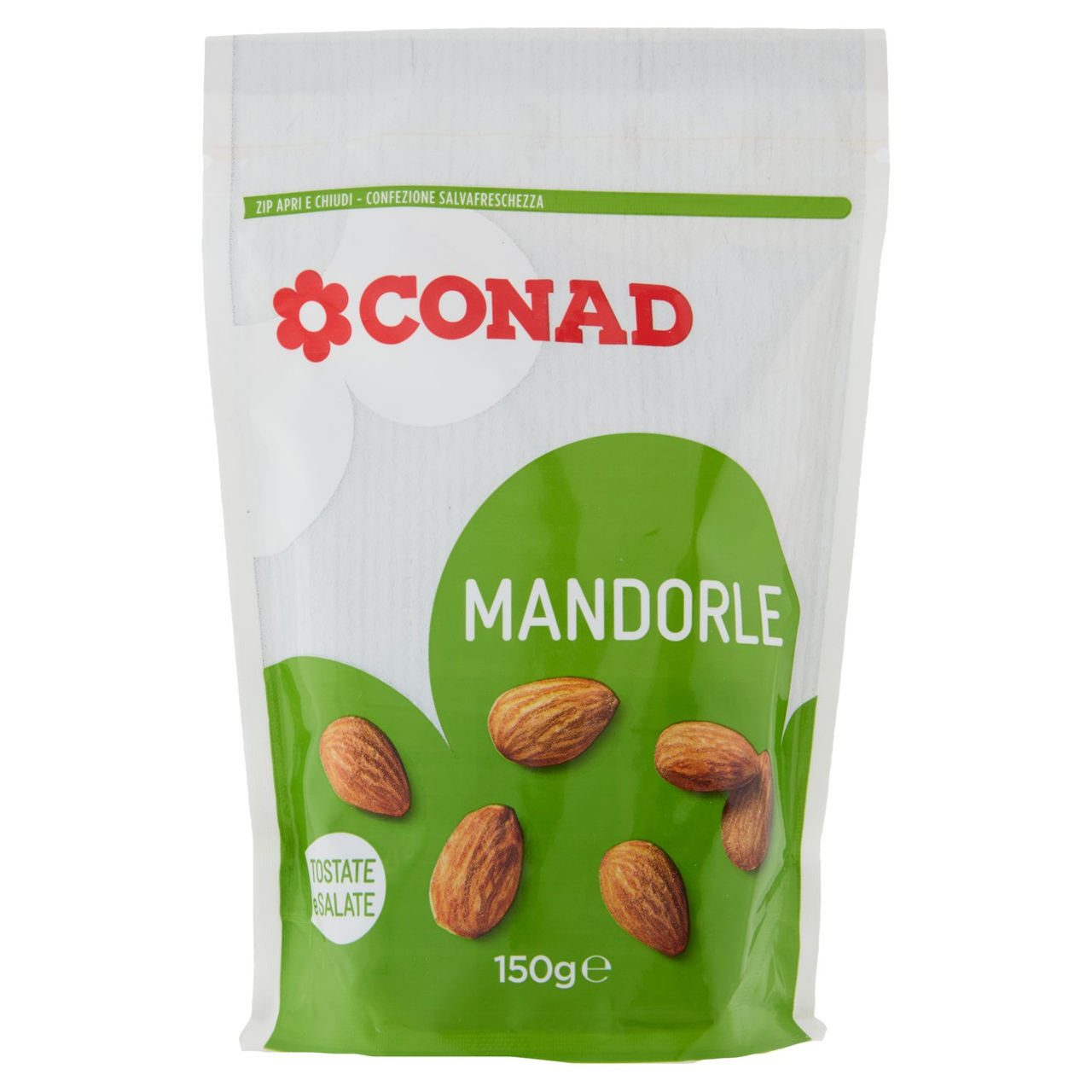 CONAD Mandorle Tostate e Salate 150 g