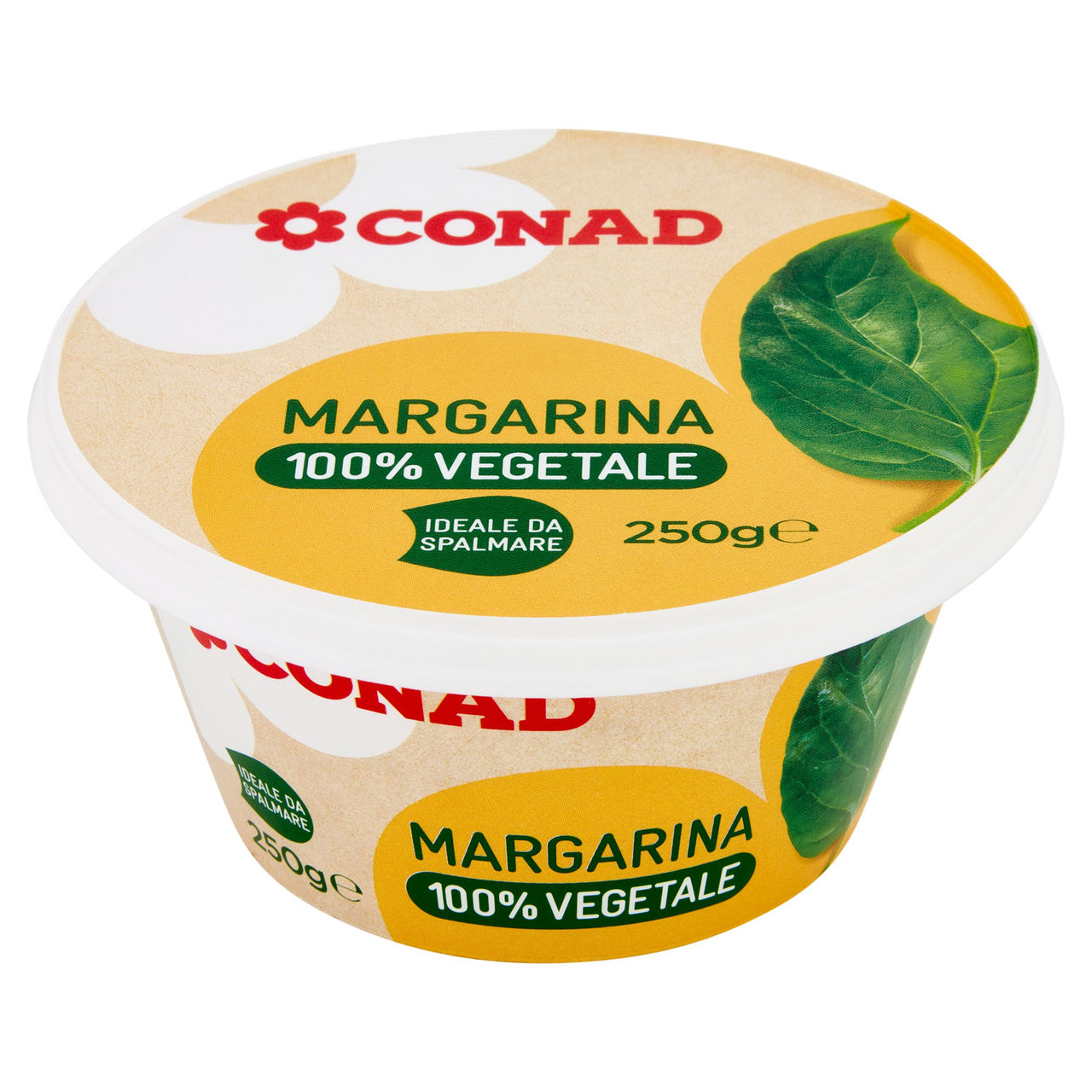 CONAD Margarina 100% Vegetale 250 g