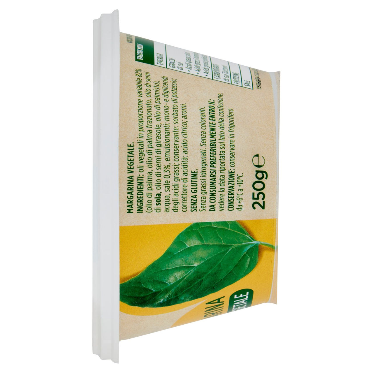 CONAD Margarina 100% Vegetale 250 g