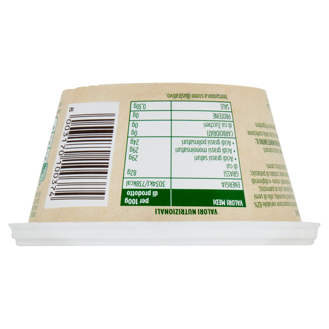 CONAD Margarina 100% Vegetale 250 g