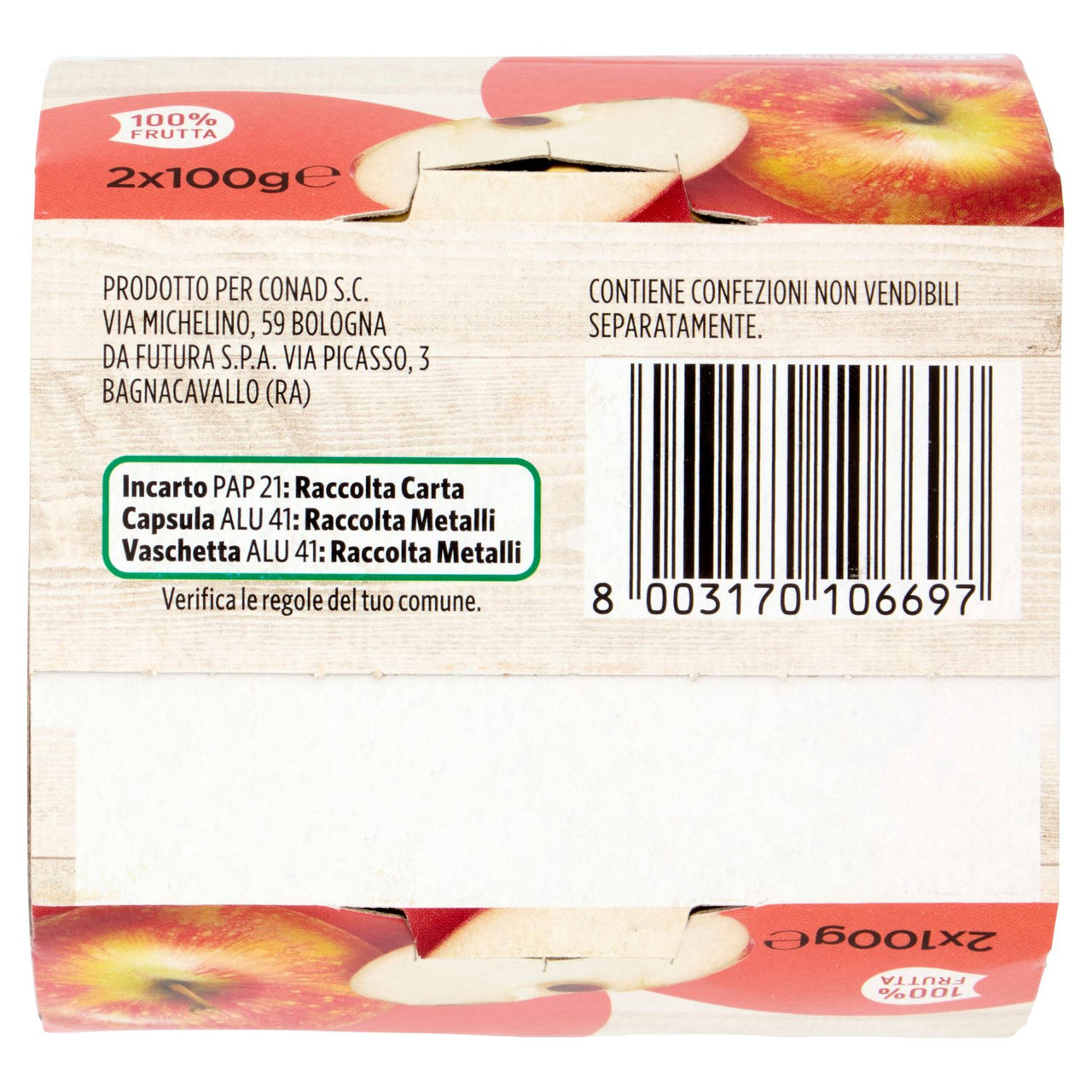 CONAD Mela 2 x 100 g