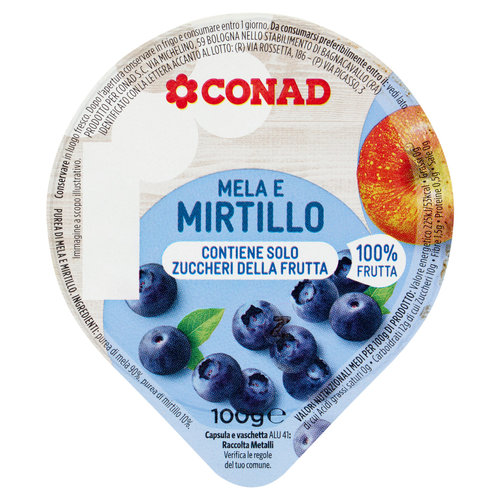 CONAD Mela e Mirtillo 100 g