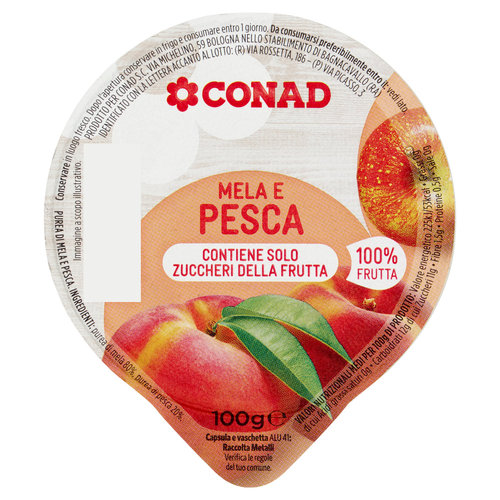 CONAD Mela e Pesca 100 g