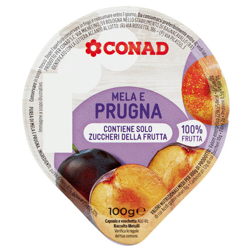 CONAD Mela e Prugna 100 g