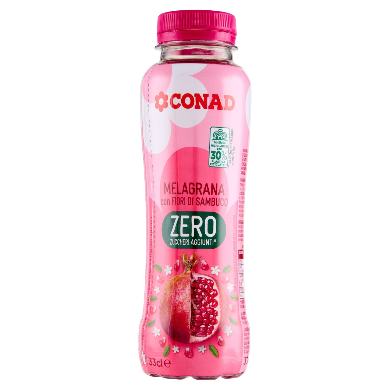 CONAD Melagrana con Fiori di Sambuco Zero Zuccheri Aggiunti* 33 cl