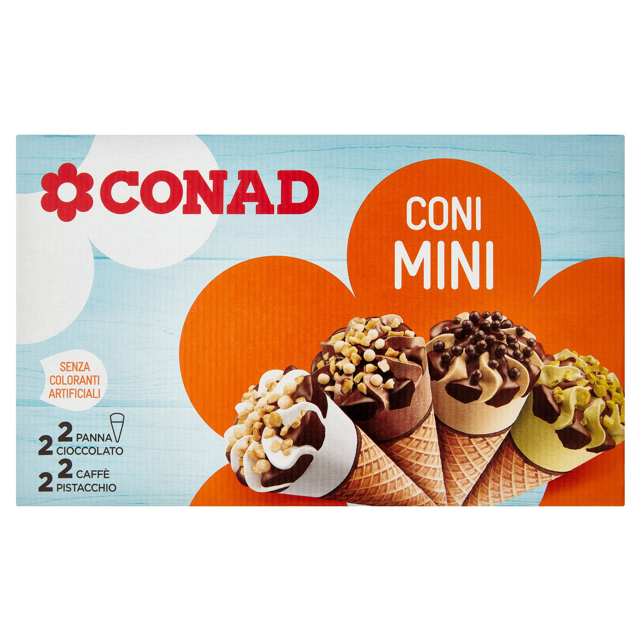 Mini Coni Gelato 8 Pezzi 320g Conad online