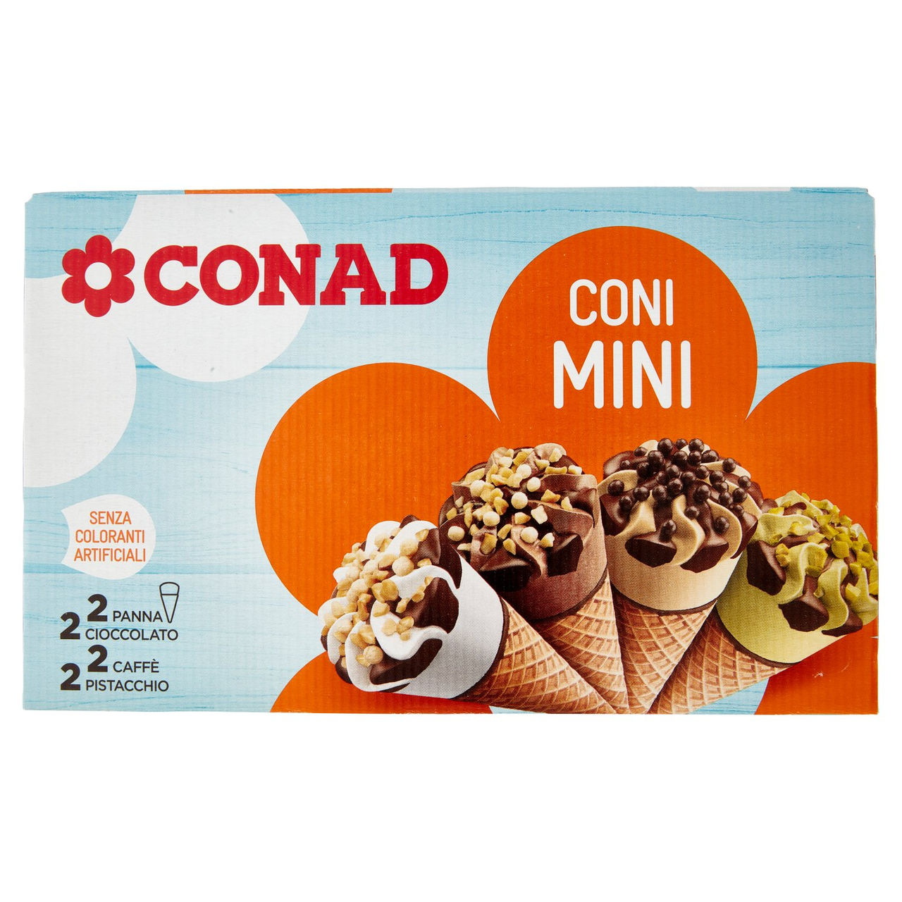 Mini Coni Gelato 8 Pezzi 320g Conad online