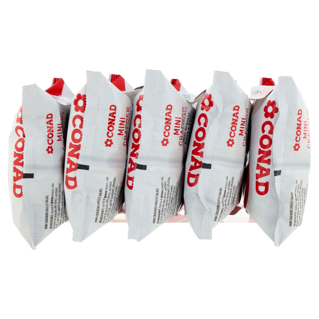 CONAD Mini Cracker Dolce e Salato 5 x 40 g