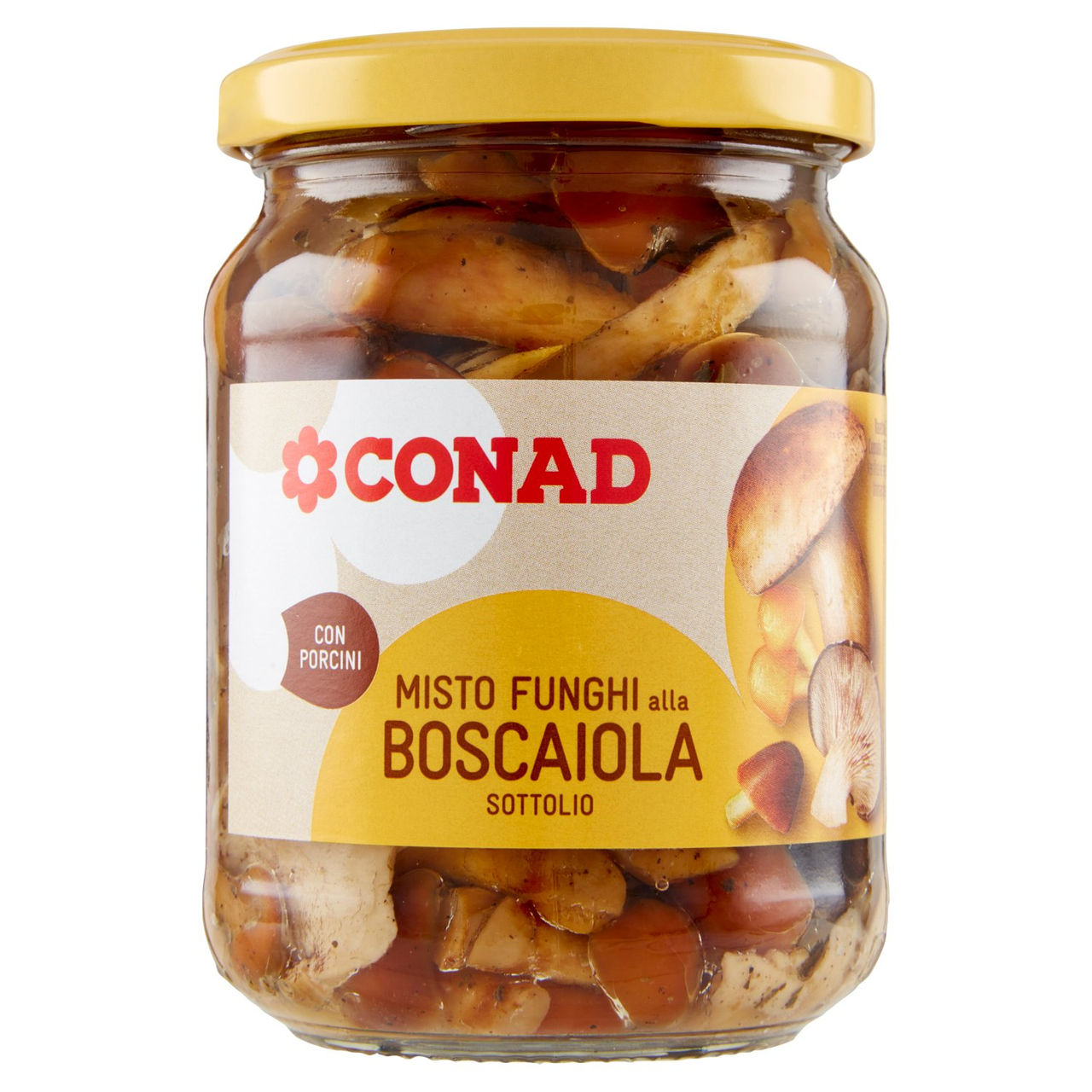 Misto Funghi alla Boscaiola Sottolio 285 g Conad